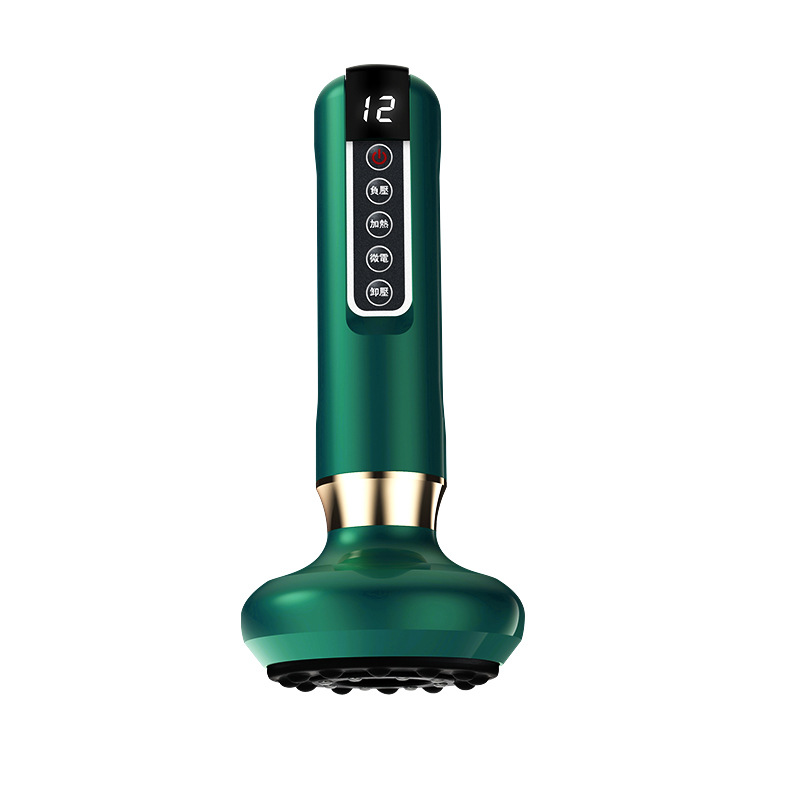 Electric Gua Sha Device Customized Stone Hot Compress Cupping Intelligent Vacuum Negative Pressure Cupping Device Heat Meridian Unblocking Brush