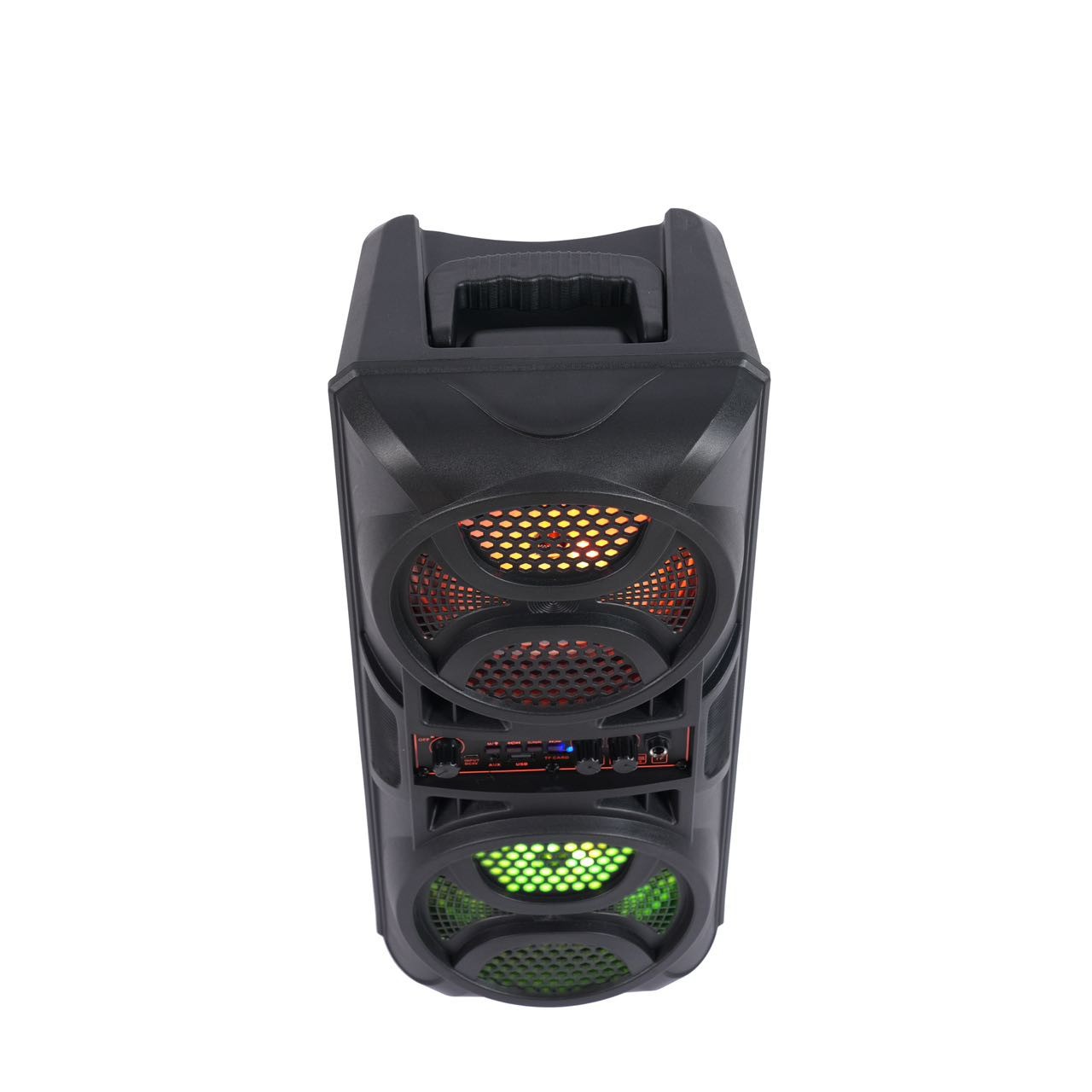 New portable dance dual 6.5-inch RGB loud volume high sound quality USB Bluetooth speaker