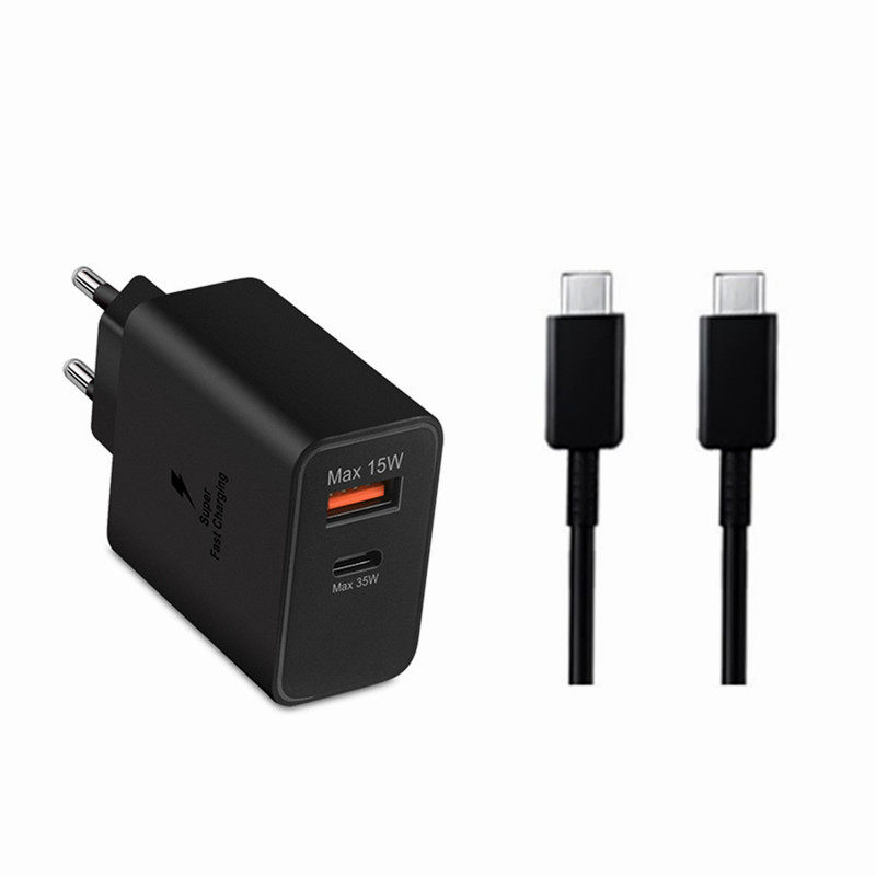 Samsung 65W fast charger for S23/S22/S20 phone 5A charger 35W A+CC multi-port