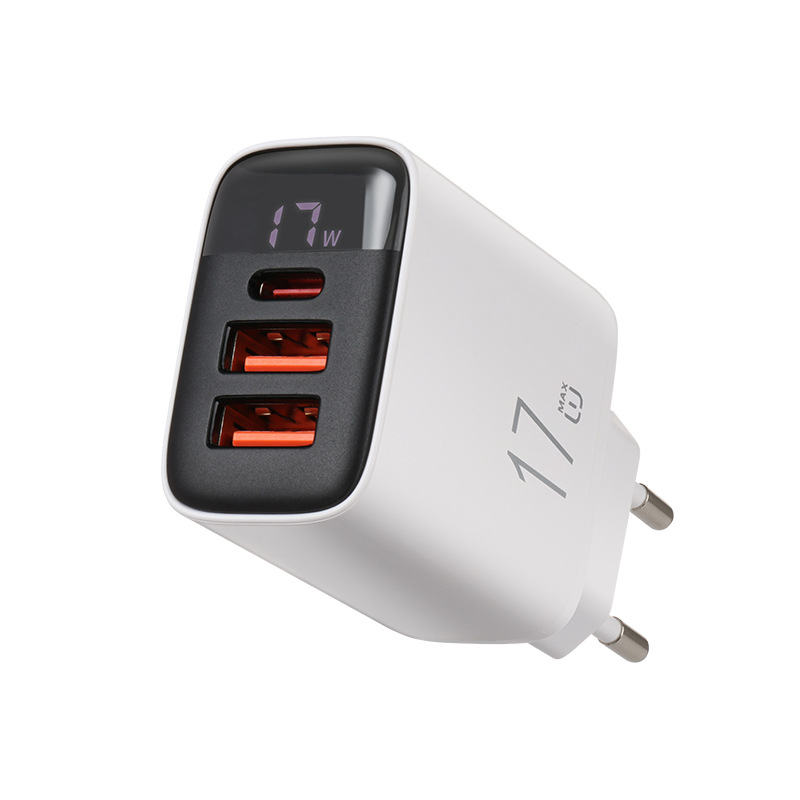 Exclusive 17W Multi-Port Charging Head for Phone Tablet US/EU/UK 17W Three-Port Charger