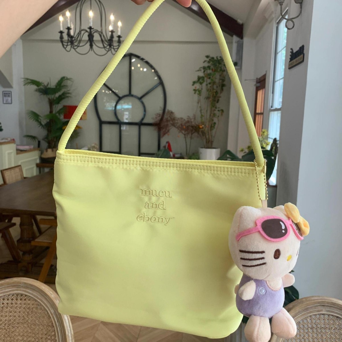 2025 New Bucket Bag Women Simple Casual Handheld Bag Nylon Underarm Bag Niche