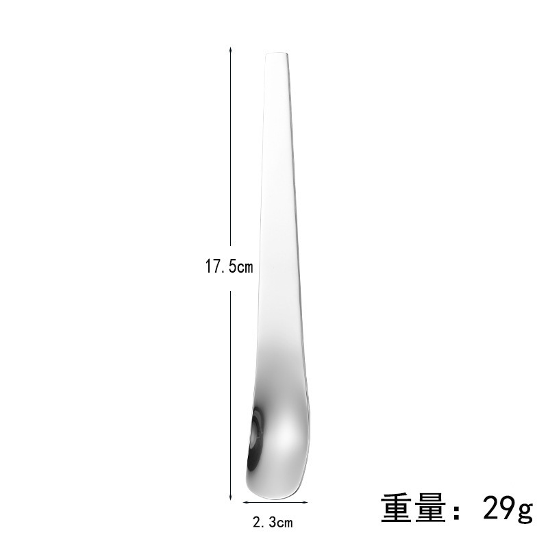 304 stainless steel ice cream spoon, dessert spoon, cake spoon, household thickened spoon, dumpling spoon, stirring spoon, yogurt spoon
