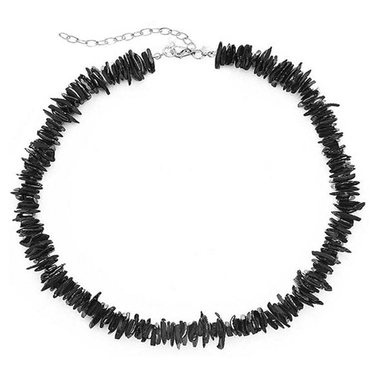 Puka Hawaii Beach Shell Necklace Natural Broken Shell Irregular Collarbone Chain