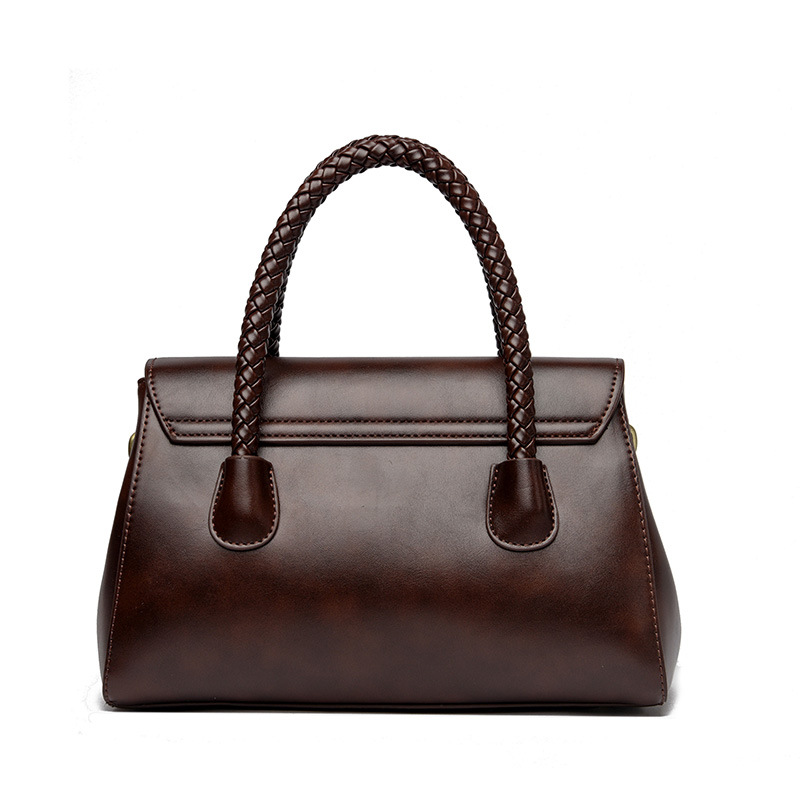 Counter Handbag 2025 New Large Capacity Shoulder Handbag Simple Women's Middle-aged Mother Bag