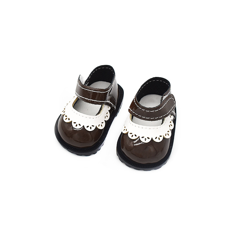 20CM Star Doll Leather Shoes Cotton Doll Velcro Shoes Miluwa Doll Clothes Changing Accessories