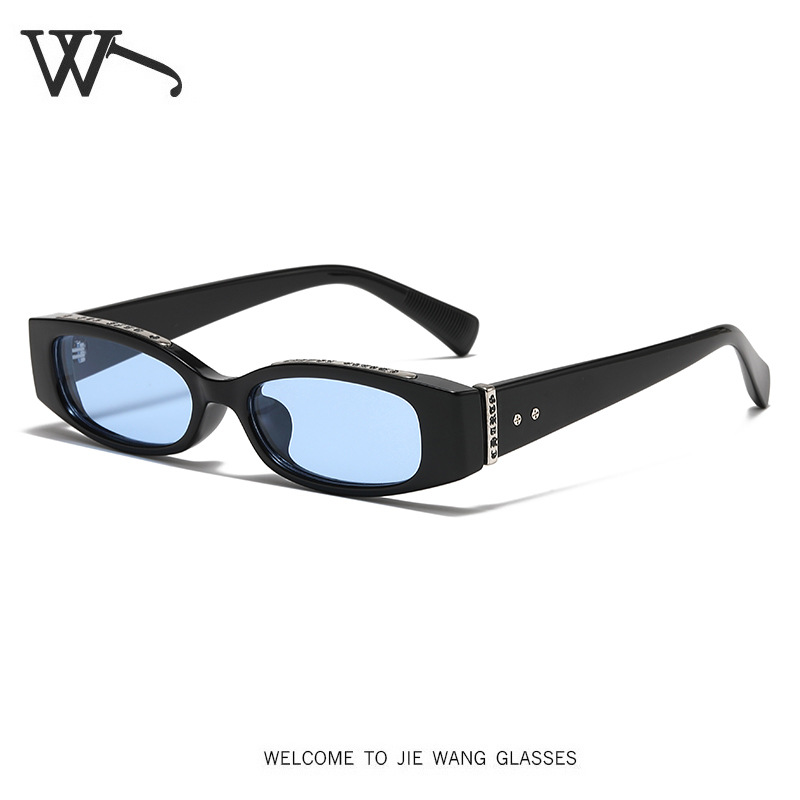 2026 New Narrow Frame Sunglasses Simple UV Protection Small Frame Sunglasses