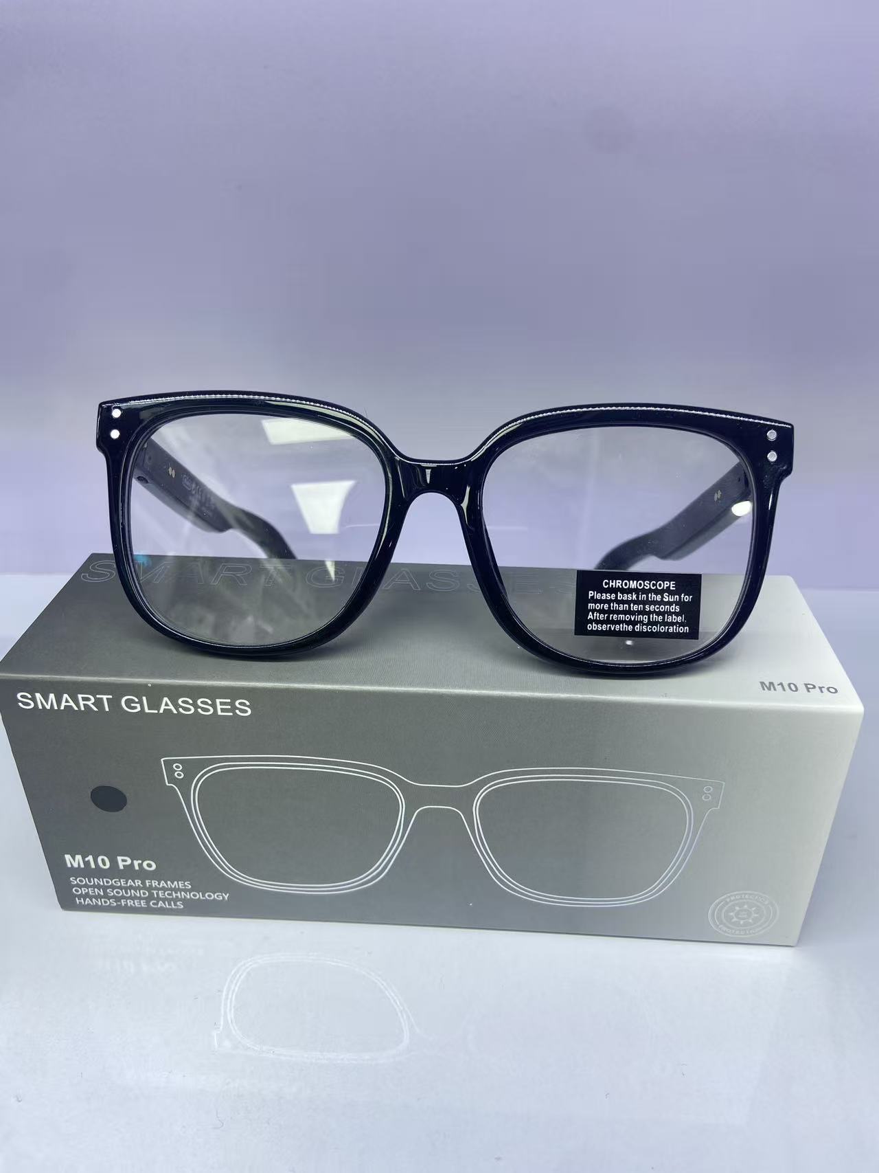 New AI Smart Translation Bluetooth Glasses M10Pro Color Changing Sunglasses Open Audio Casual Sports