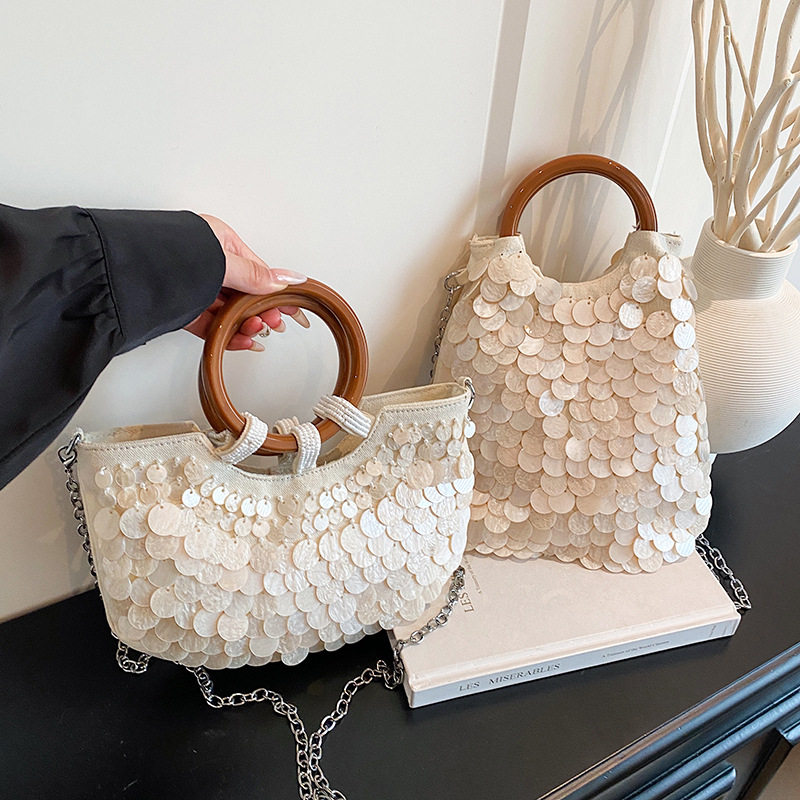 Women's new handmade shell bag niche fairy handbag evening bag