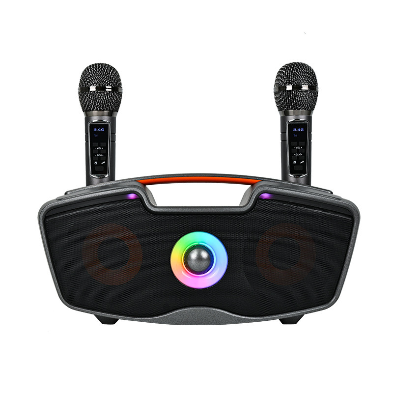 SD219 Bluetooth Speaker K Song All-in-One Dual Mic Handheld Home KTV Portable Outdoor Singing Microphone