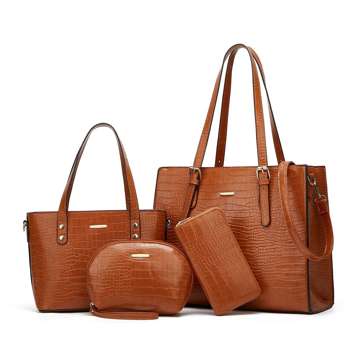 2026 new single shoulder mother-child set bag 4-piece set wind mother-child bag 4-piece set