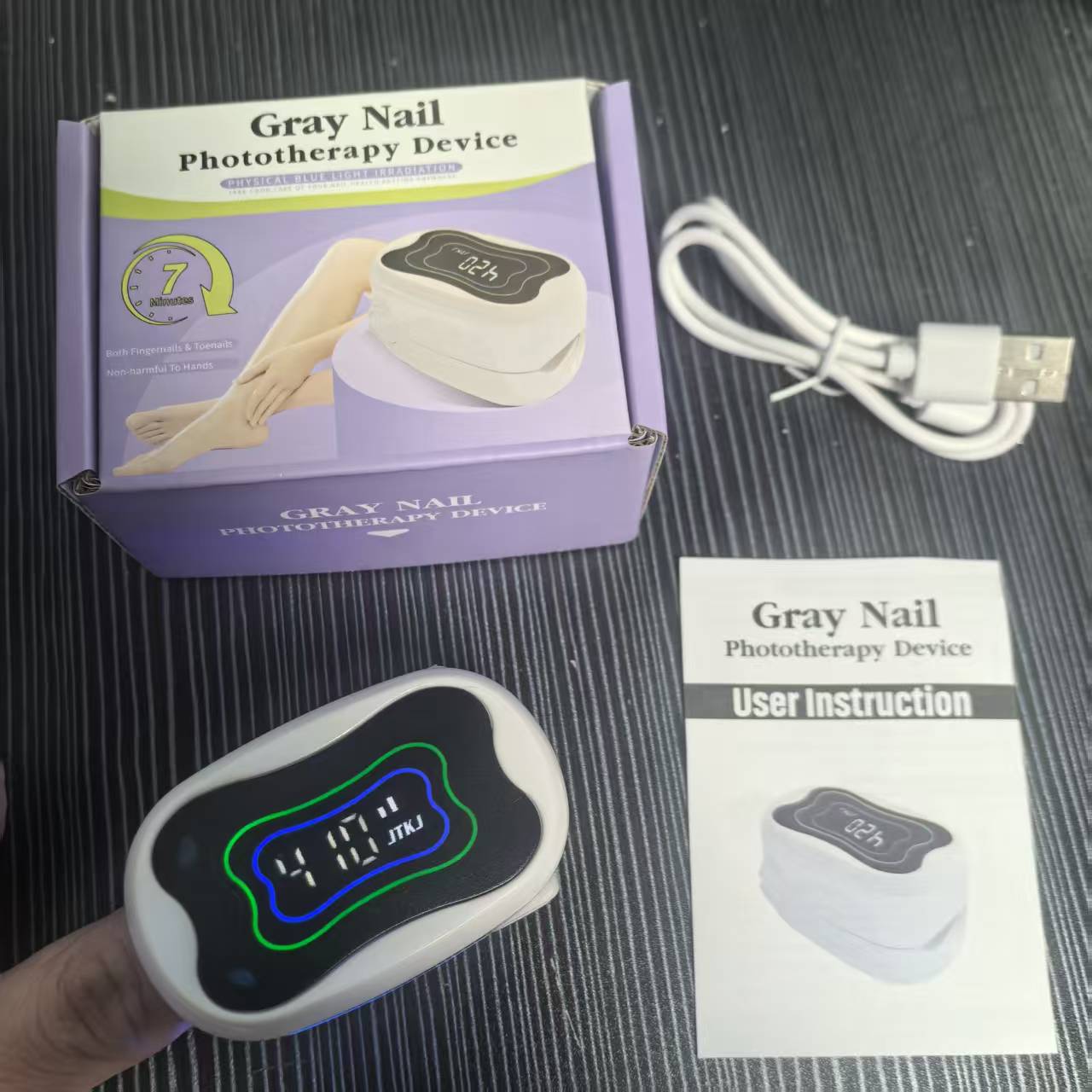 New portable auxiliary tool UV nail fungus lamp UV toenail fungus mini phototherapy device