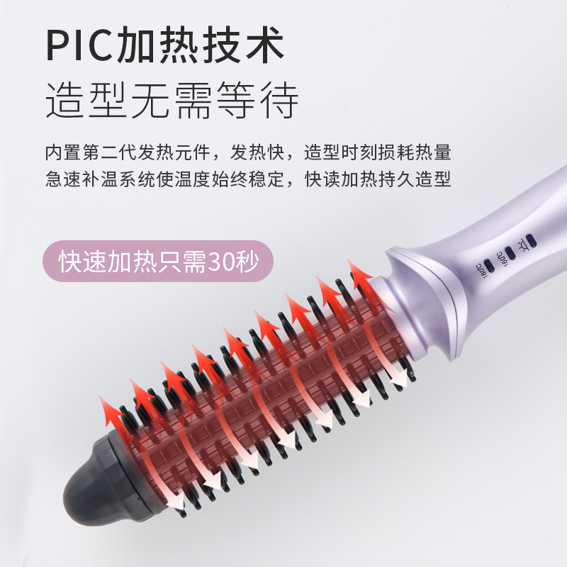 New Hot Air Comb Electric Curling Iron Household Hair Straightener Two-in-one Negative Ion Hair Straightening Comb Wet and Dry Use