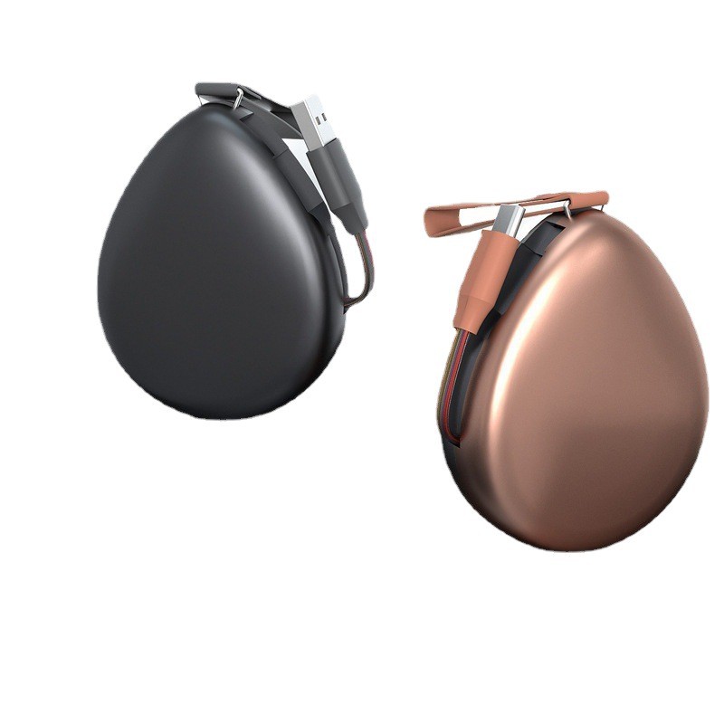 2-in-1 3-drip single retractable data cable PD fast charging three-in-one charging cable supports gift corporate LOGO