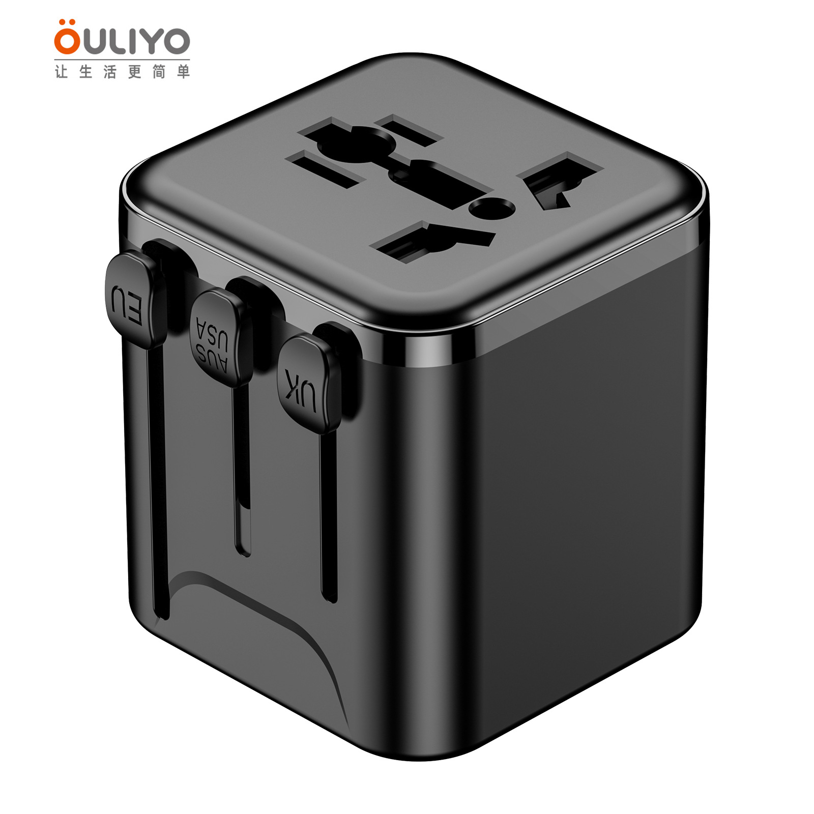 Multi-function Travel Adapter Universal No USB India Plug Socket Converter Multi-country Travel Plug