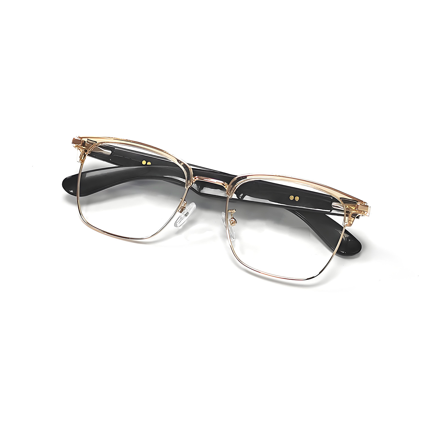 GT33 Auto On/Off Bluetooth Glasses Metal Spring Hinge Design AI Smart Glasses Music Call Glasses