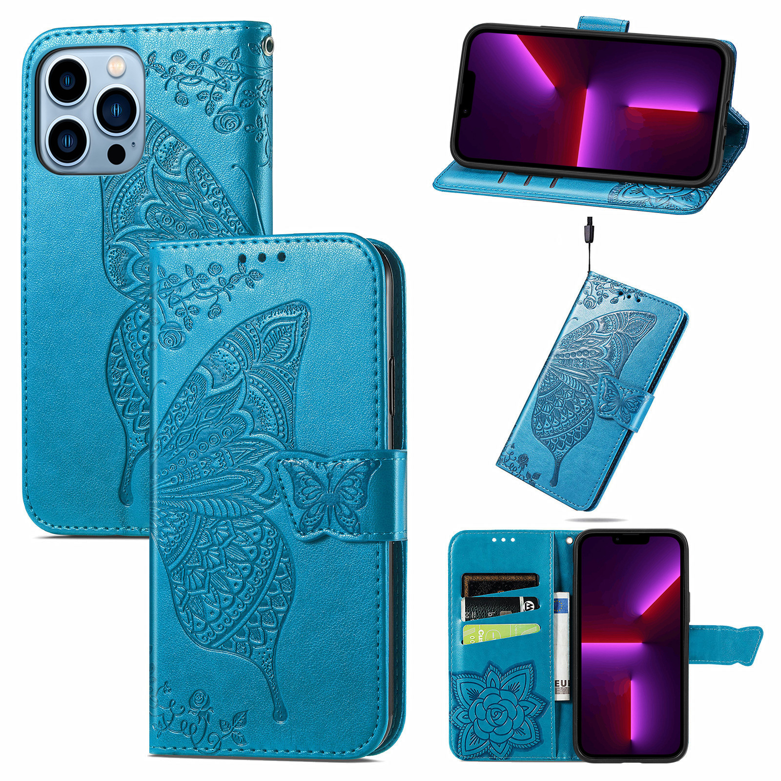 For Apple 18Pro phone leather case flip iPhone17 phone case embossed XR leather protective case