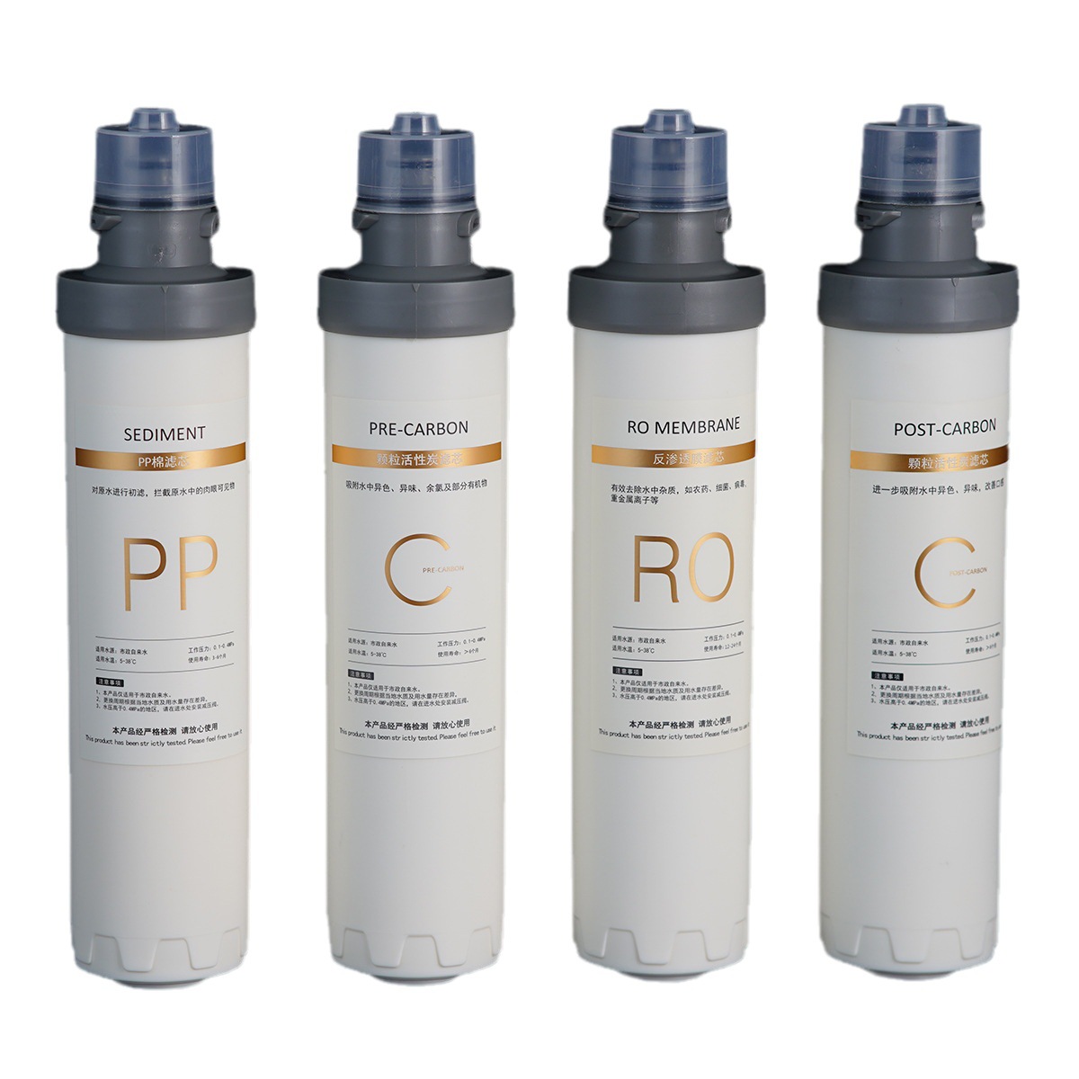 Microlo universal water purifier commercial pure water machine filter cartridge card-connected filter cartridge RO membrane filter cartridge