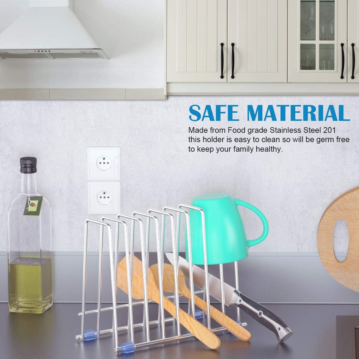 Exclusive storage rack, sink debris cleaning draining rack, stainless steel storage rack, desktop bookend shelf, partition