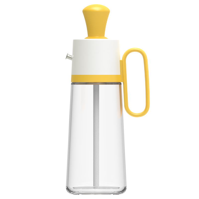 new multifunctional seasoning bottle set press metering oil bottle kitchen supplies glass seasoning bottle soy sauce vinegar bottle