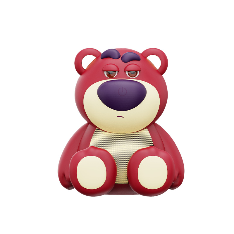 Disney new genuine Strawberry Bear wireless Bluetooth speaker small steel cannon audio