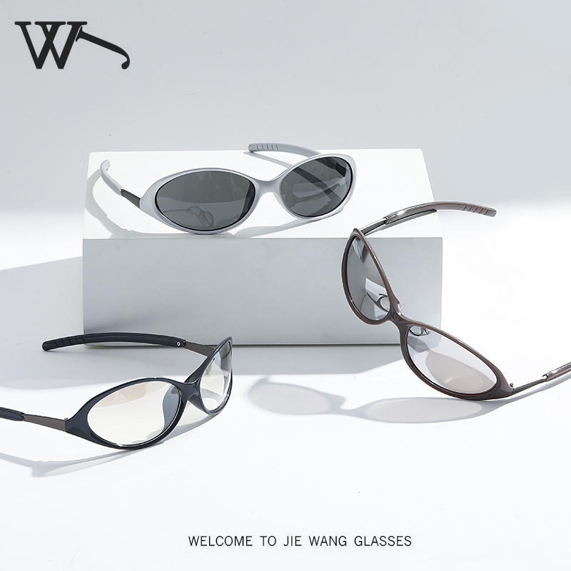 New Sunglasses Outdoor Hiking Sun Protection Sports Goggles Small Frame Sunglasses