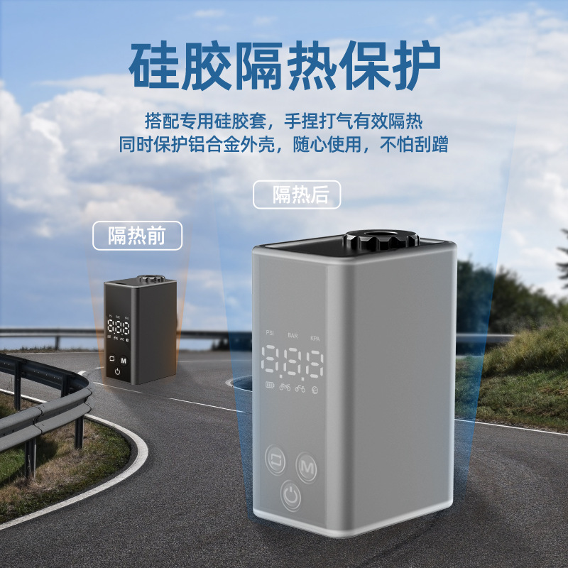 Electric Air Pump Tire Inflator Portable Mini Bicycle Mountain Road Bike Inflator Pump airpump