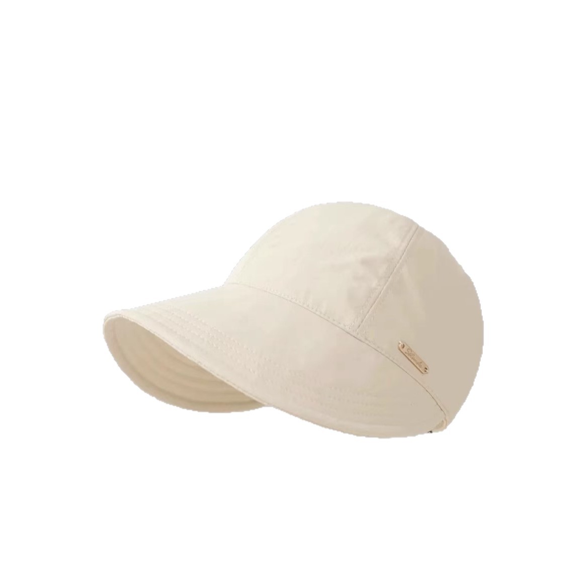 Clip-on Fisherman Hat for Women, 2026 Spring/Summer, Sun Protection, UV Protection, Sunshade Hat, Plain Black Sun Hat