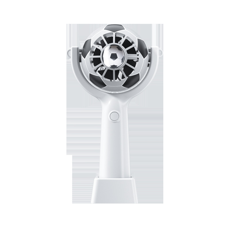 2026 Football World Cup New Product Mini Silent Rechargeable USB Neckband Handheld Fan
