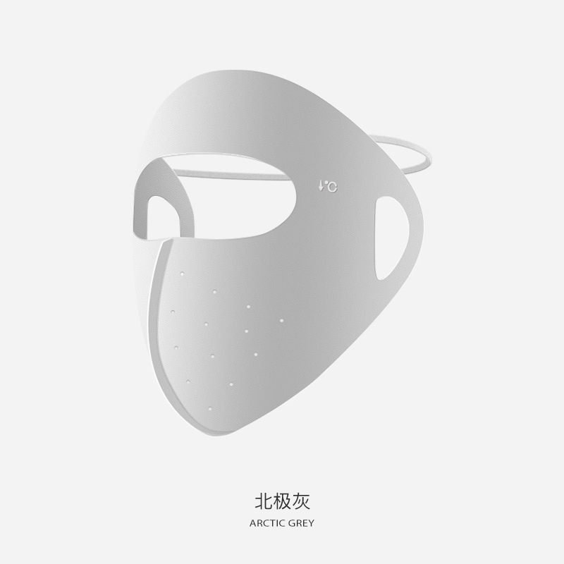 Sun Protection Mask Full Face Cover Ice Silk Cool Summer UV Protection Breathable Forehead Eye Cover Veil XTJ143