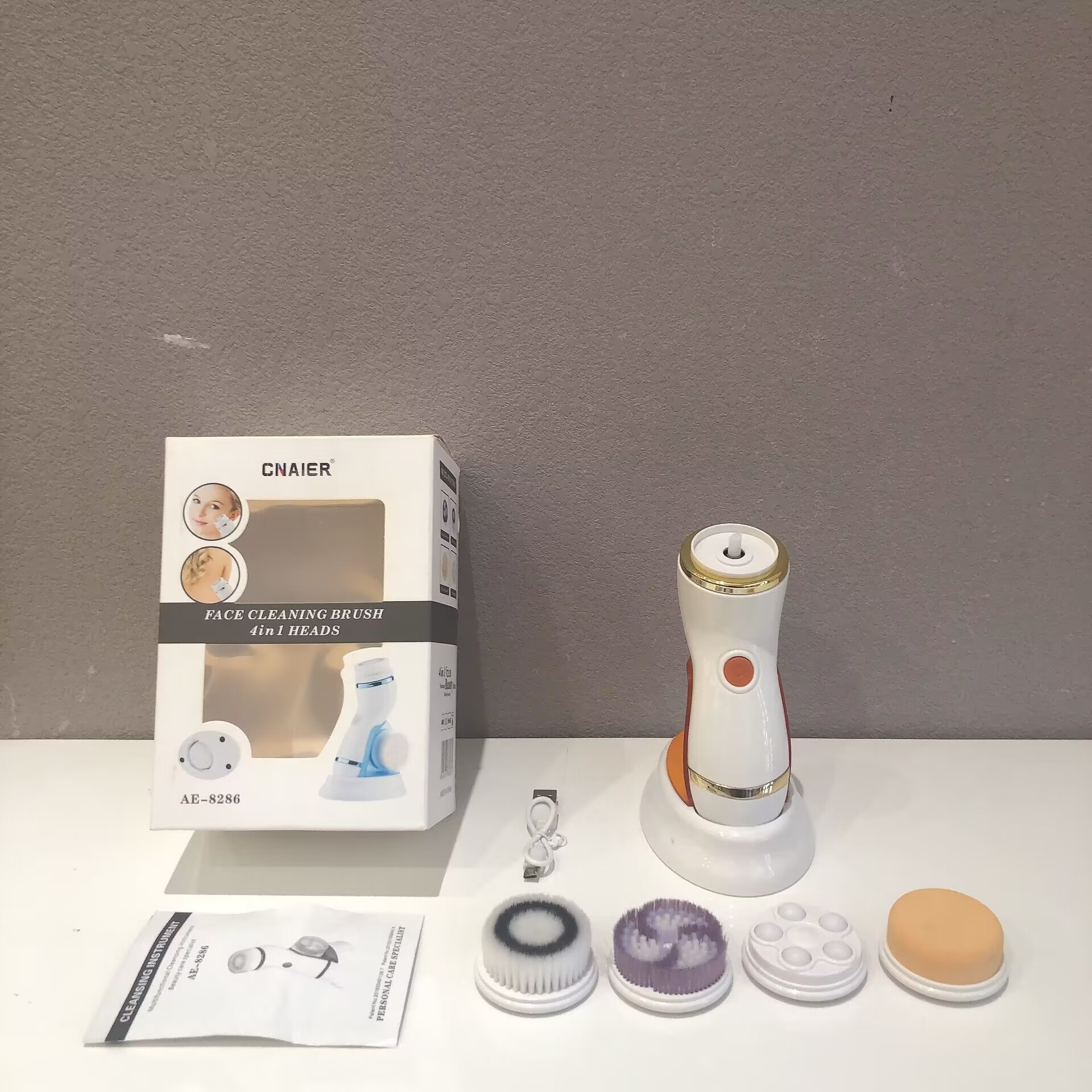 Electric Facial Cleanser Face Washing Device Multifunctional Facial Pore Cleaner Household Silicone Facial Cleanser Face Washing Device