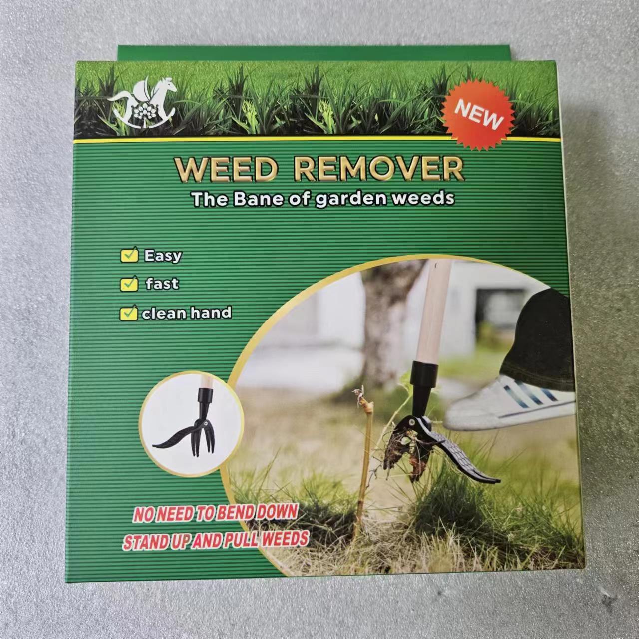 No Bend Three-Stage Standing Weeder Weeding Tool Weed Puller Root Remover Manual Garden Tool