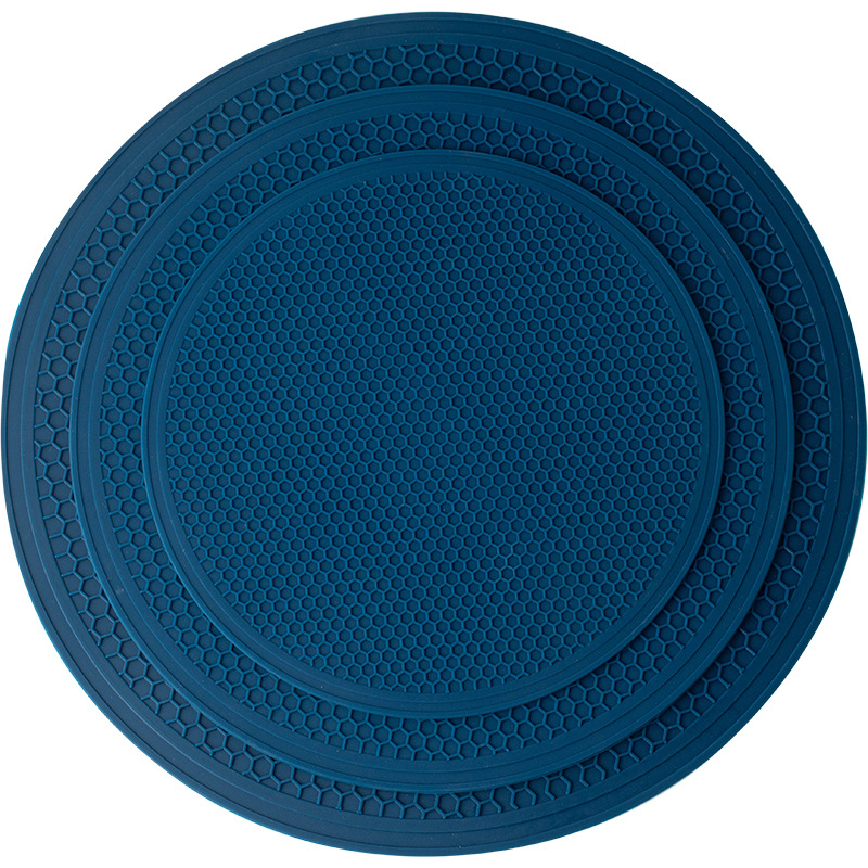 Three Sizes Silicone Honeycomb Heat Mat Silicone Heat Insulation Pot Mat Household Heat Insulation Bowl Mat Large Pot Mat Cup Mat Plate Mat