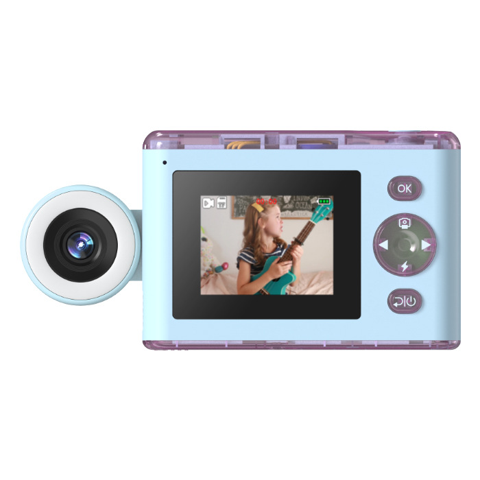 Children's Mini Instant Print Camera with Selfie Function Direct Photo Output Colorful Children's Camera