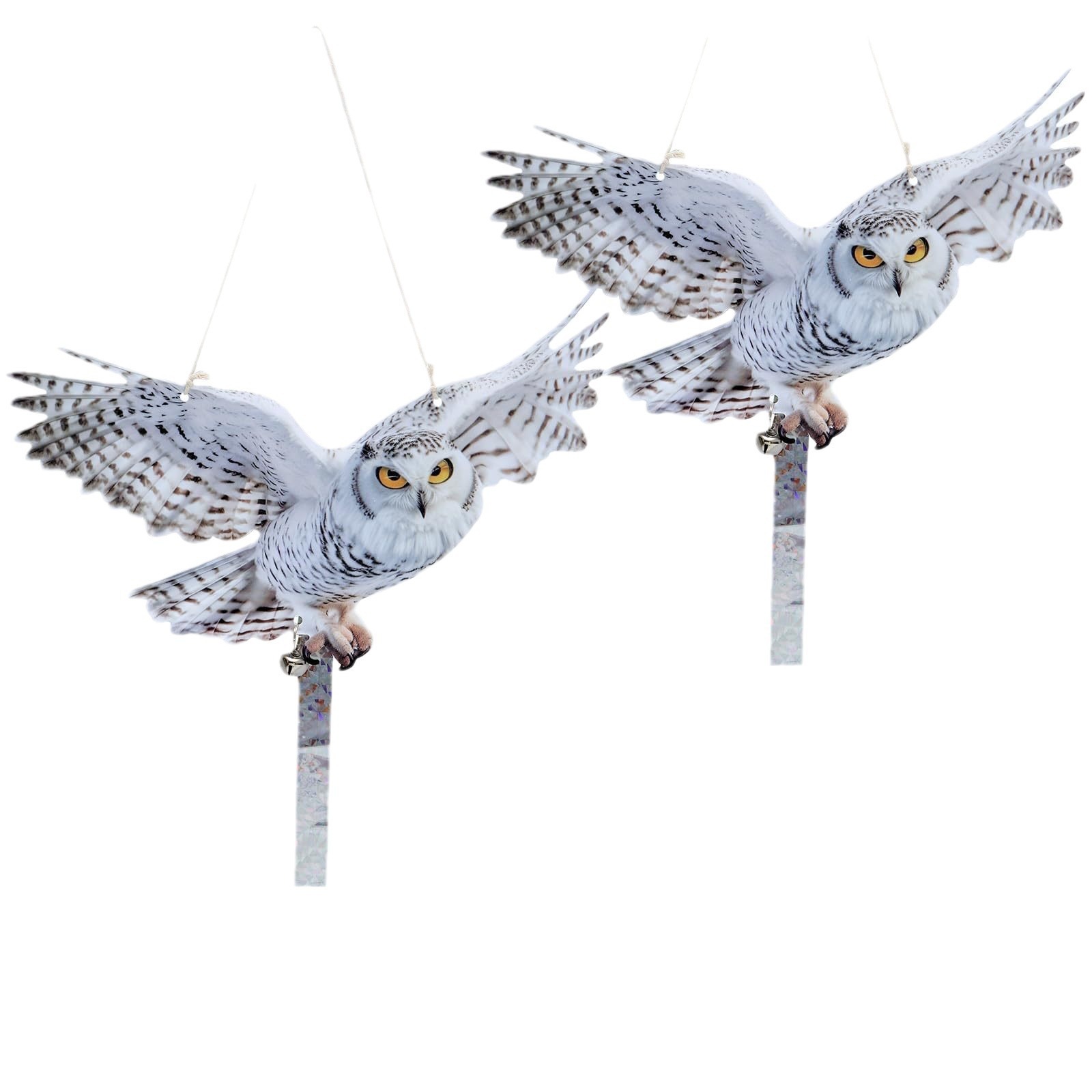 Garden Bird Repellent Storm Eagle 2D Acrylic Material Yard Lifelike Craft Hanging Decoration Simulated Animal