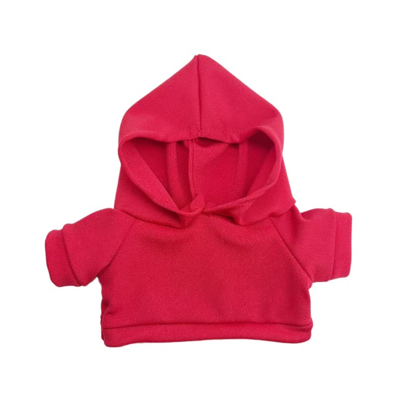 New Doll Clothes 25CM Hoodie 30CM Milk Silk T-shirt Teddy Bear Plush Toy Replacement Clothes Accessories