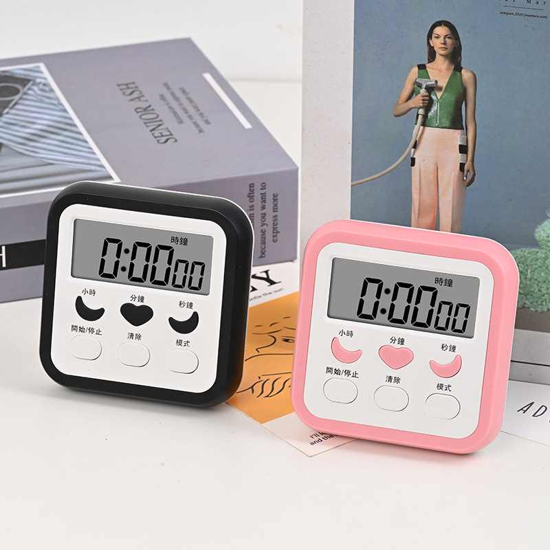 Student Timer Clock Alarm Clock Kitchen Children Multifunctional Electronic Timing Reminder [2408]