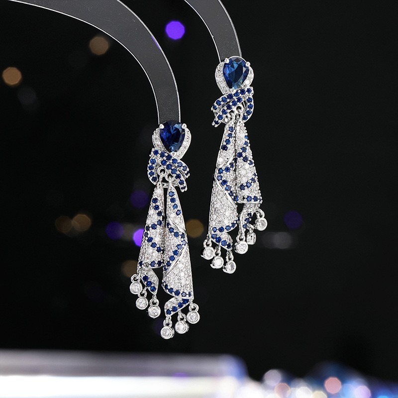 Heavy Craft Earrings Geometric Niche Ethnic Style Earrings s925 Silver Needle Earrings for Women