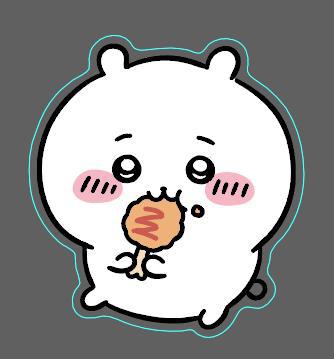 Cute Cartoon Jii Kawaii Airbag Stand Lazy Telescopic Magnetic Acrylic Resin Phone Stand