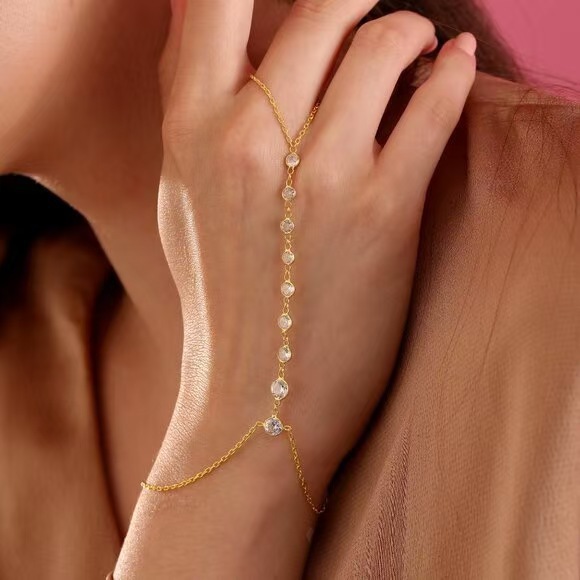 New Ring Bracelet Bracelet Y-Chain Geometric Bead Bracelet Wholesale