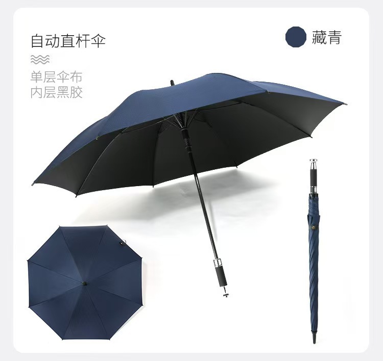 【②⑦寸劳斯贵宾黑胶伞】*藏青