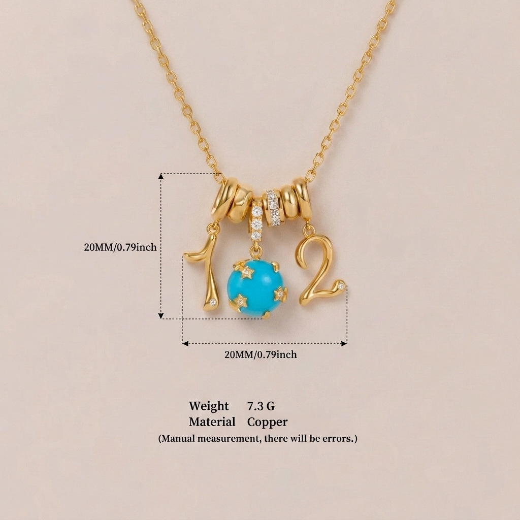 Independent station锁骨链 simple multi-pendant series elements stainless steel necklace copper