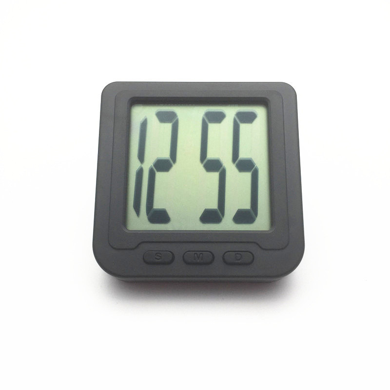 KD1826 electronic clock large screen black single function reading newspaper nap parking timing electronic timer