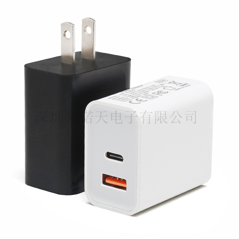 20W Phone PD Fast Charging PD+QC Dual Port Charger for Apple iPhone16 Phone Fast Charging