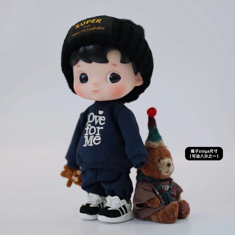 Labubu doll clothes zsiga Gazi clothes outfit change sportswear set handmade 17cm vinyl doll star people