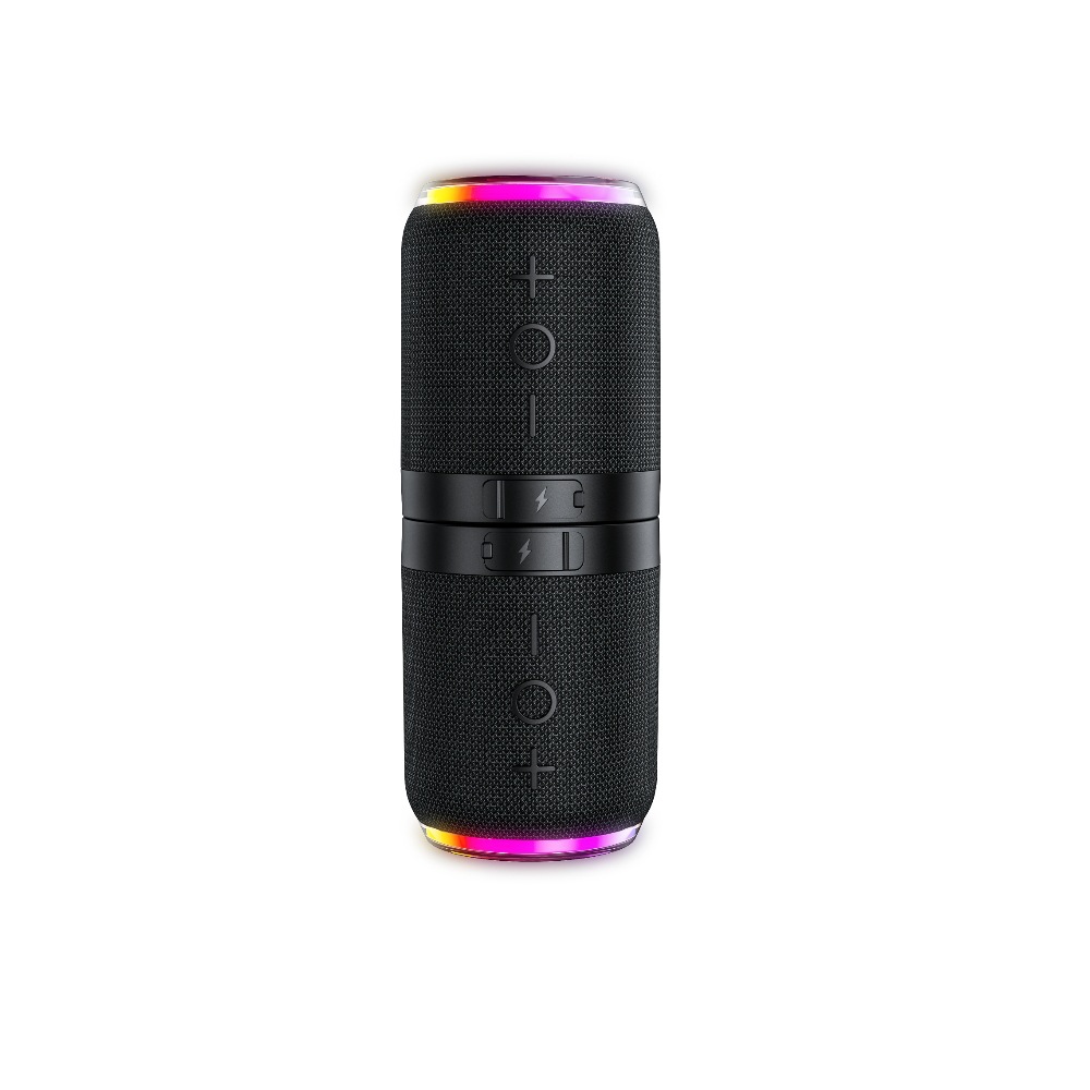 New magnetic two-in-one split portable Bluetooth speaker RGB fabric small speaker
