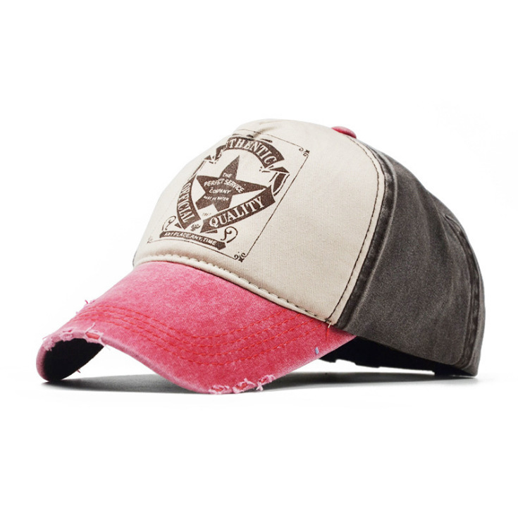 Spring/summer new baseball cap for men and women, coated cotton sun hat, shine outdoor hat