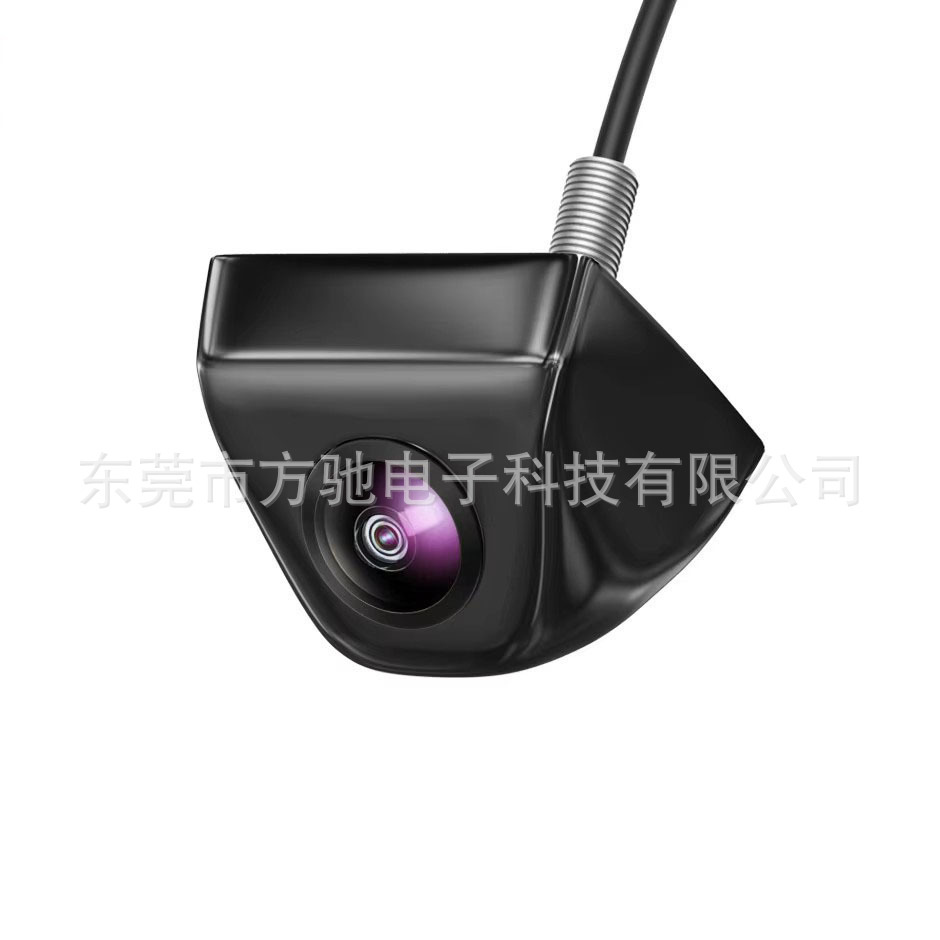 Black AHD car camera reversing image HD wide angle night vision 1080P fisheye rear view external mount