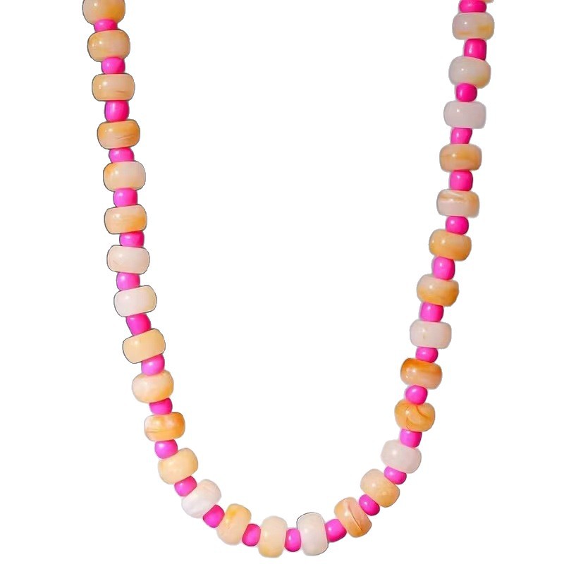 Casual Handmade Natural Stone Beaded Necklace Women's Necklace