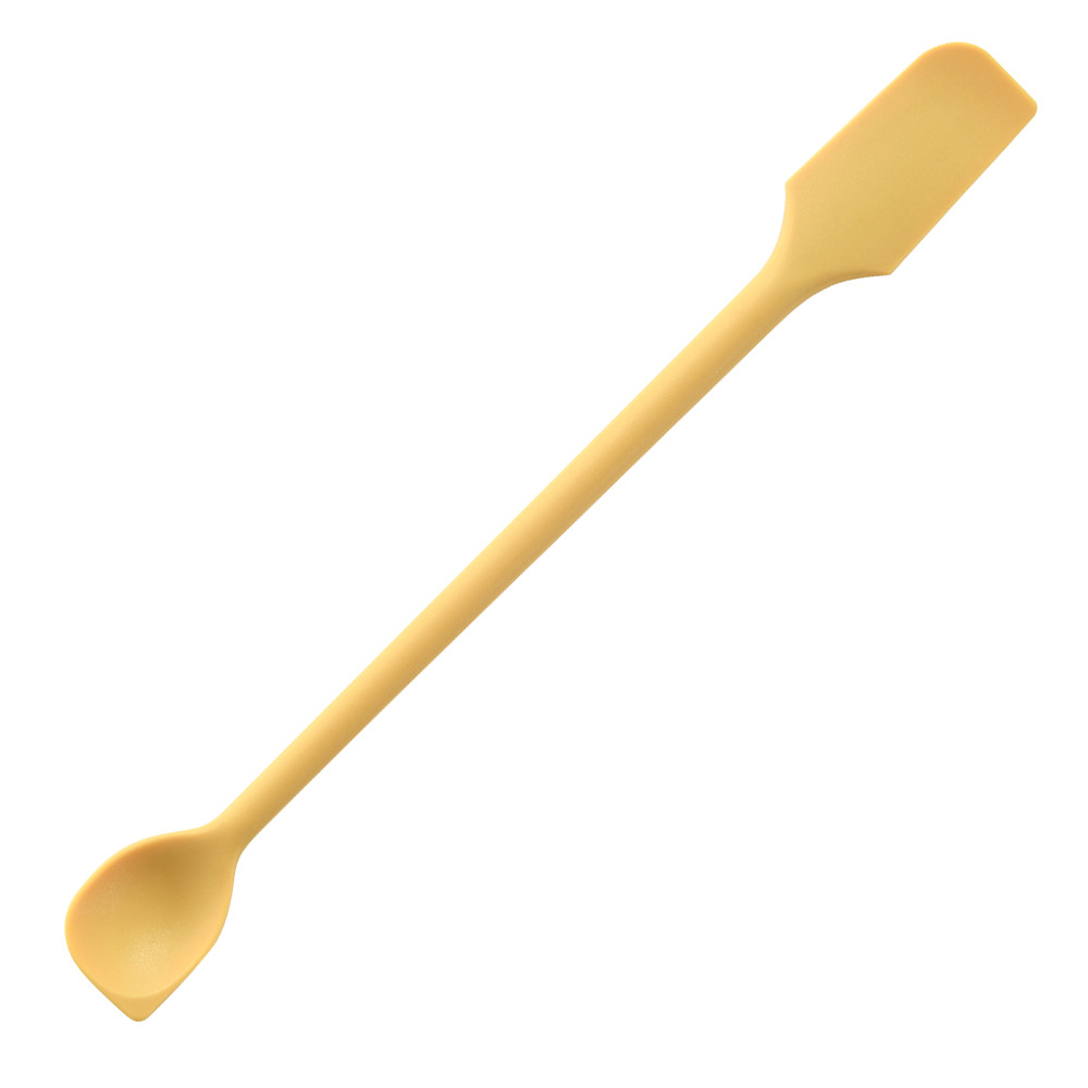 Silicone Scraper Jam Spatula Double-Ended Jam Scraper Spoon Household Kitchen Double-Ended Stirring Spoon Small Spoon