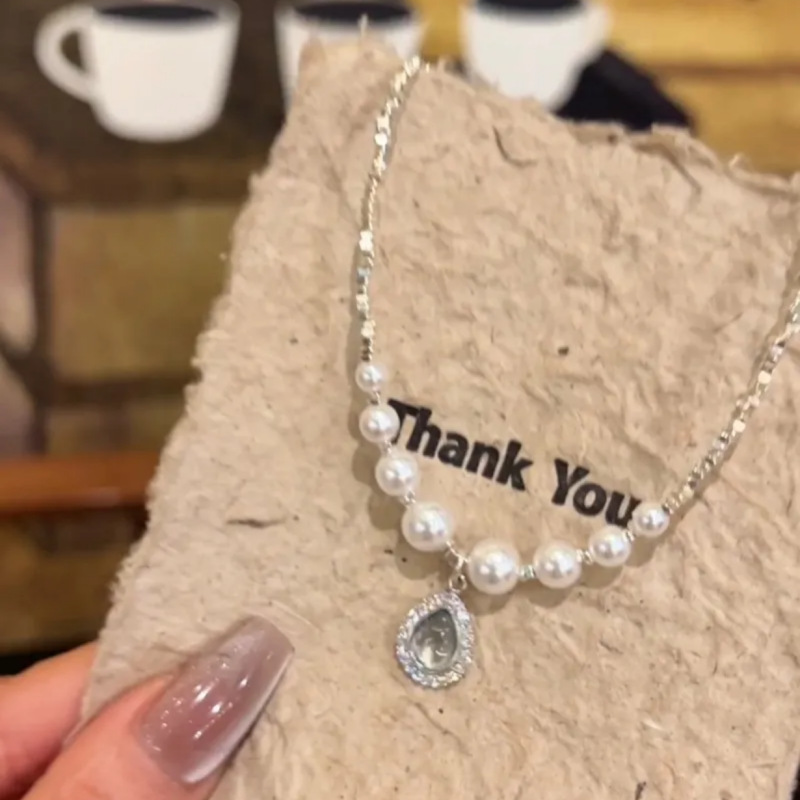 2025 New Exaggerated Punk Necklace Y2K Irregular Subculture Hip Hop Unisex Small Collarbone Chain